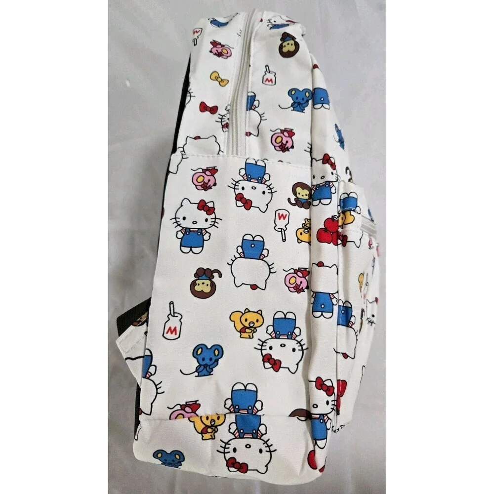 Hello Kitty White All Over Print  School/Travel Backpack